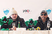 Kool Savas & Xavier Naidoo bei der Pressekonferenz zum Top of the Mountain Easter Concert 2013 (©Foto: TVB Paznaun Ischgl)